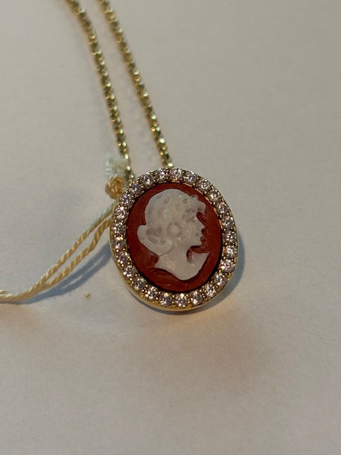 CIONDOLO CAMEO ITALIANO LINEA LUCI