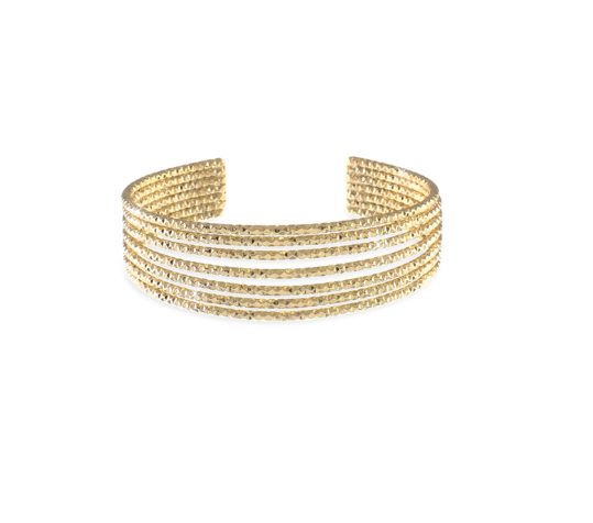 Bracciale multifilo diamantato