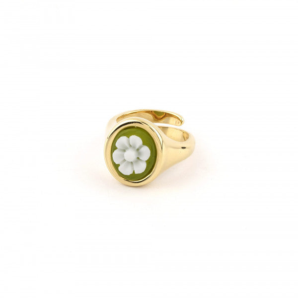 ANELLO CAMEO ITALIANO LINEA ROMANTICA