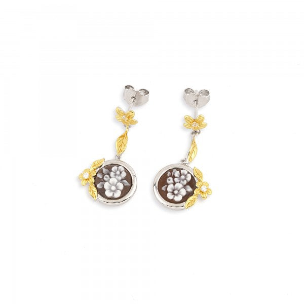 ORECCHINI CAMEO ITALIANO LINEA FLORENCE ART. 117004