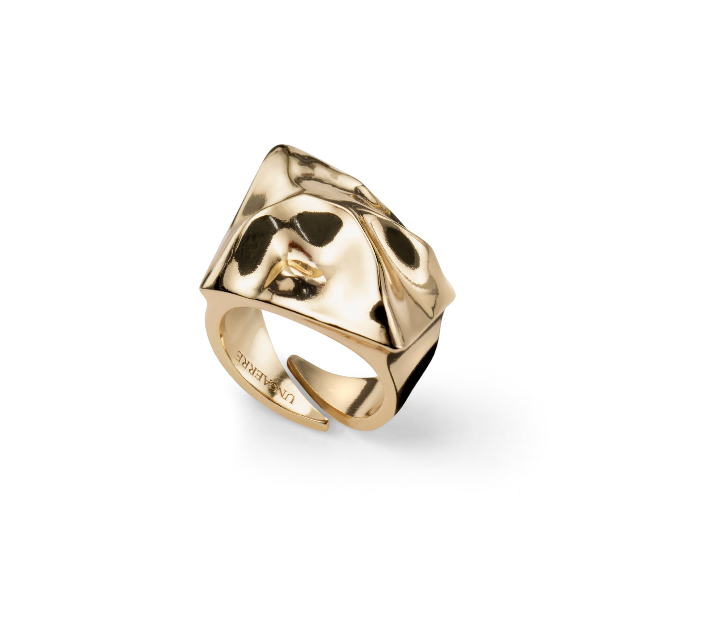 Anello Lux effetto stropicciato