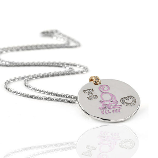 COLLANA LA GATTA GIOIELLI linea I LOVE CATS art.LG25CL