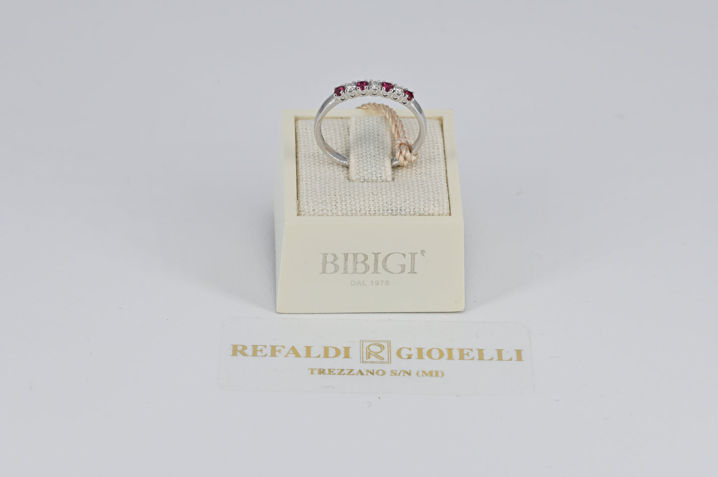 Fedina diamanti e rubini