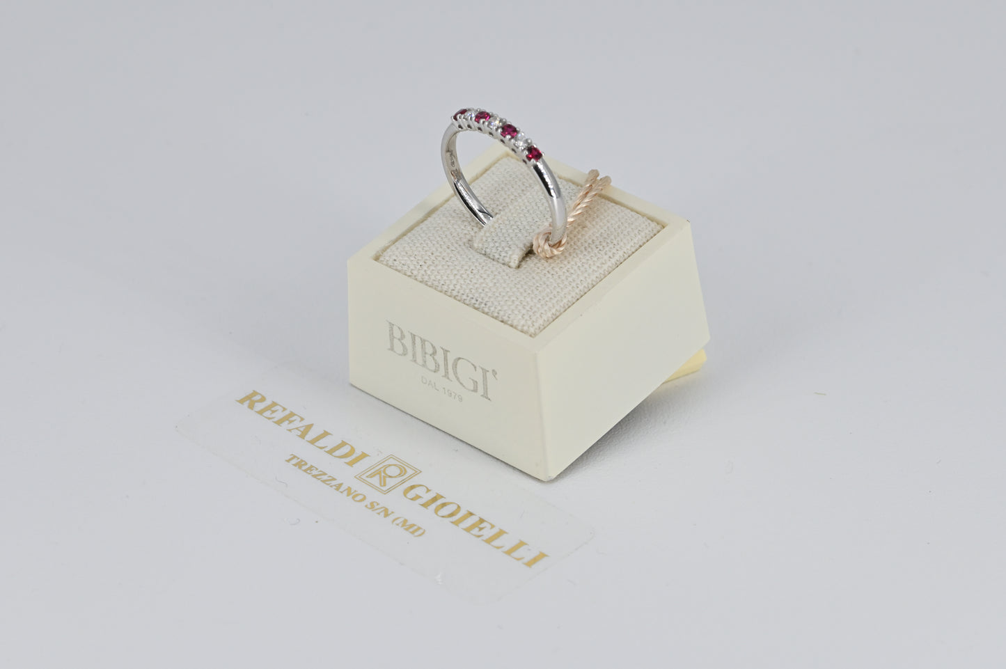 Fedina diamanti e rubini