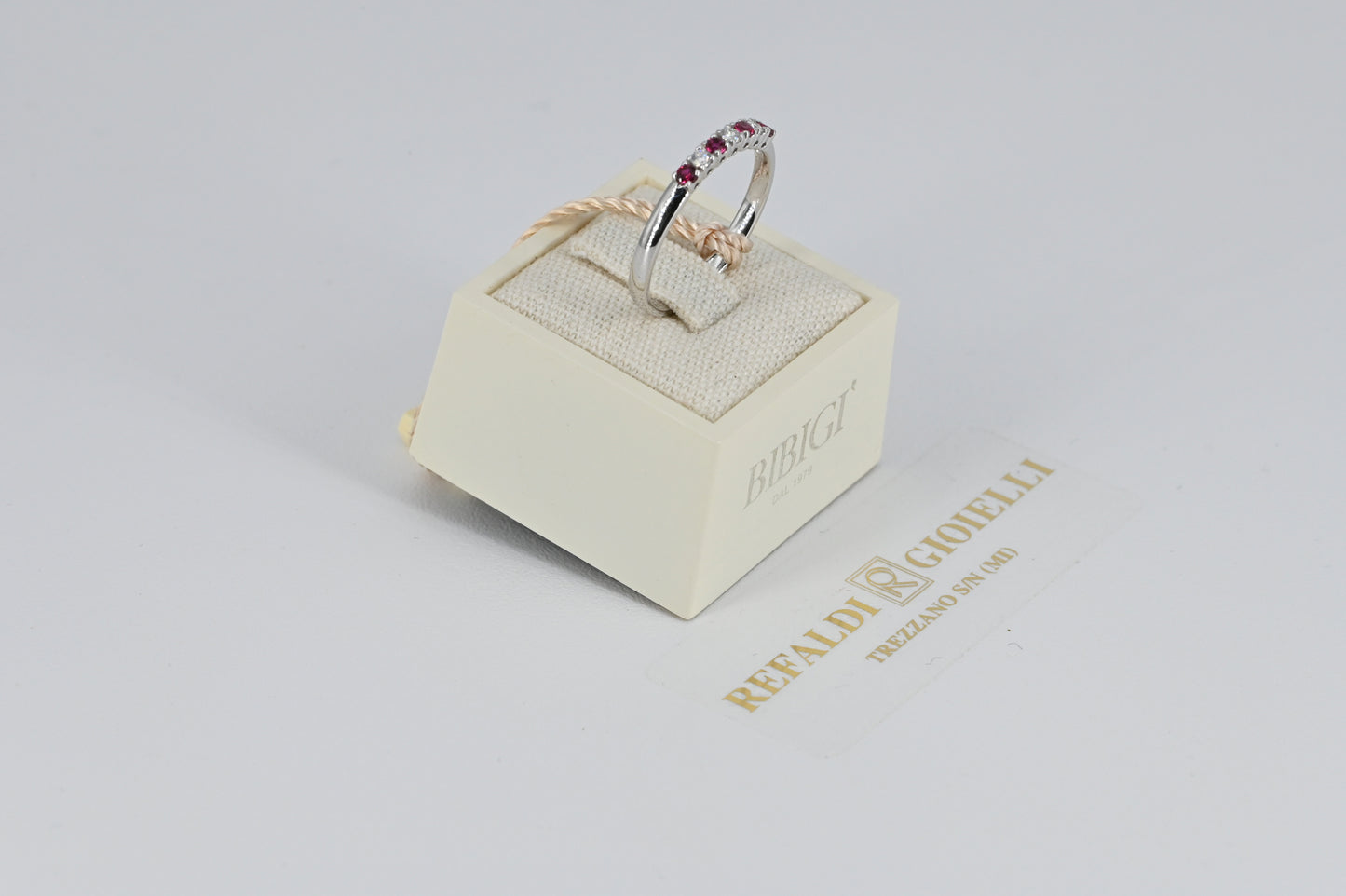 Fedina diamanti e rubini