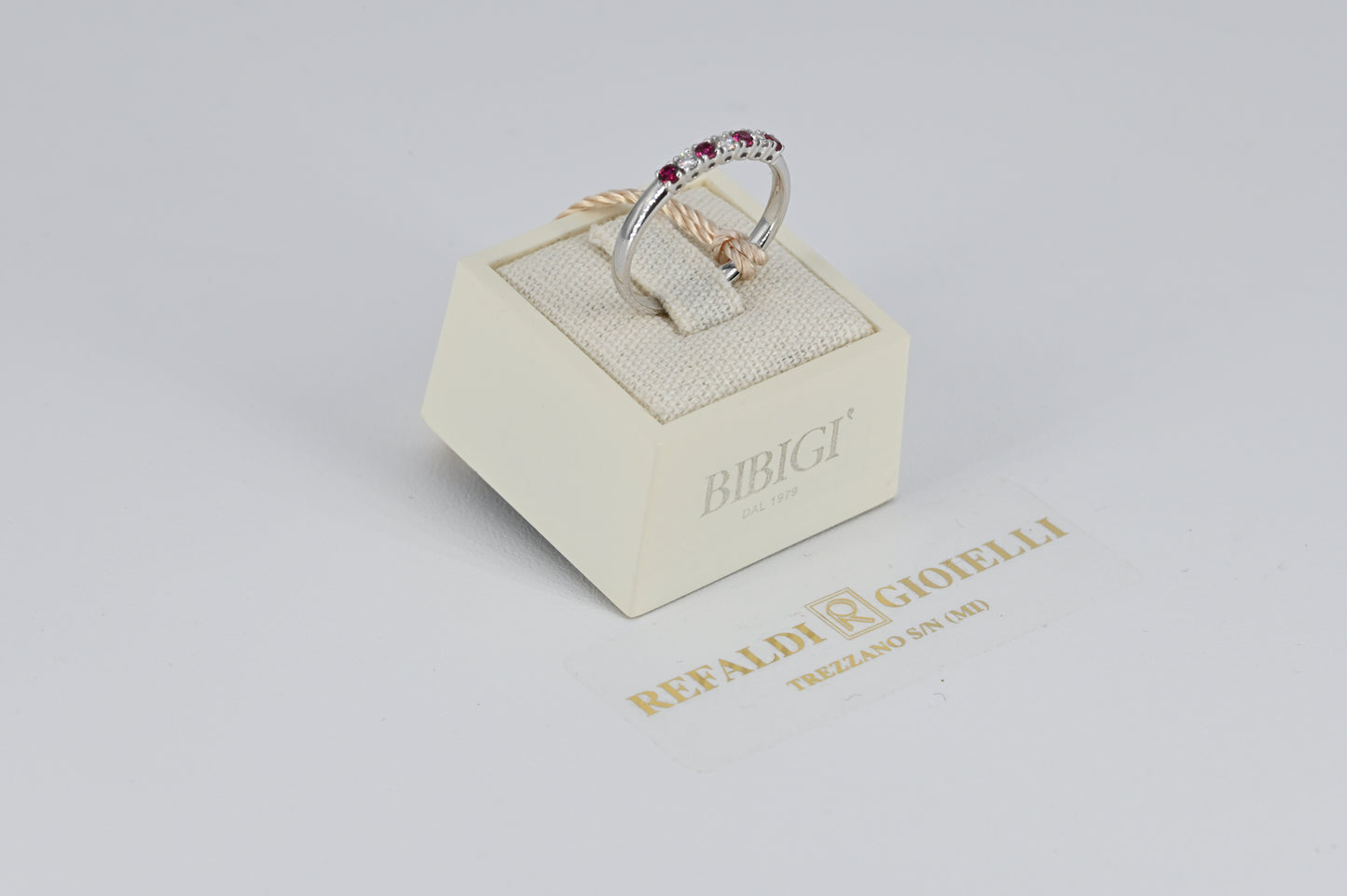 Fedina diamanti e rubini
