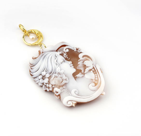PENDENTE CAMEO ITALIANO LINEA ELYSEE