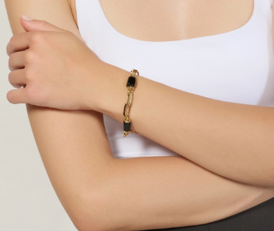 Bracciale Joya Dorato con Onice ART 2885