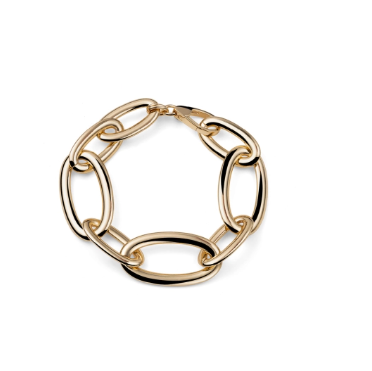 Bracciale Catena Ovale Maxi Dorata ART 2910
