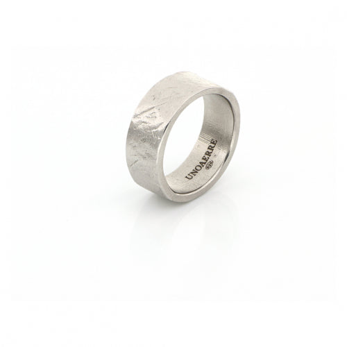 Anello in argento bianco Linea MAN COLLECTION