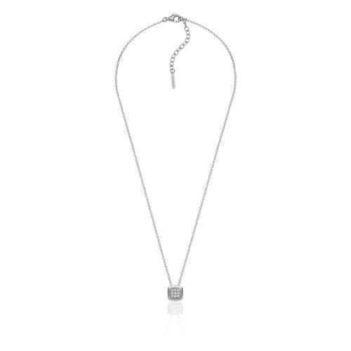 Collana in argento UNOAERRE LINEA CRYSTAL COLOR con pavé